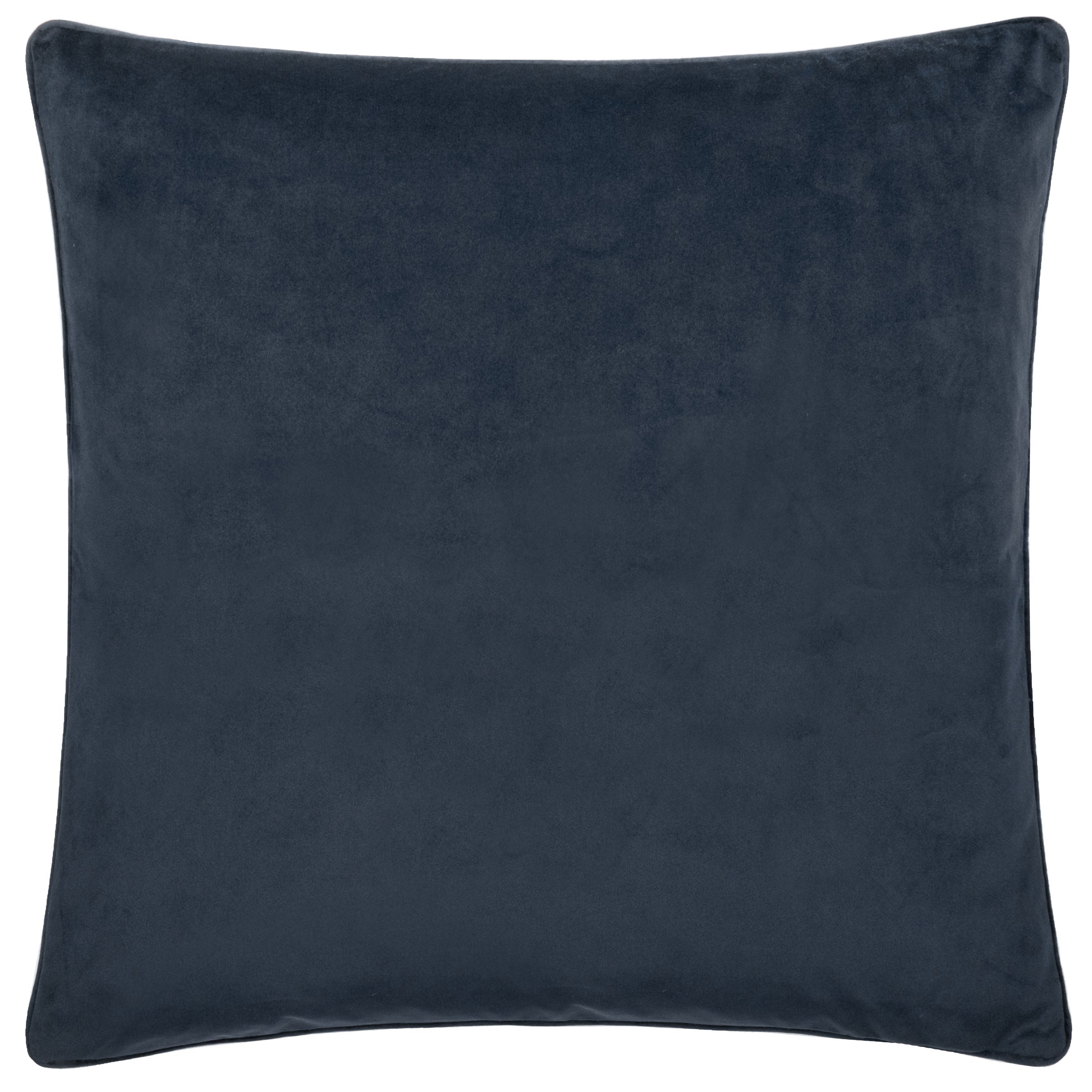 Wiliam Morris Strawberry Thief Piped Jacquard Cushion Cover - Indigo