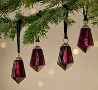 Ratnam Baubles - Ruby Large (Set of 4)