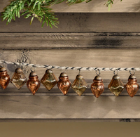 Ekiti Bauble Garland - Antique Gold & Rust