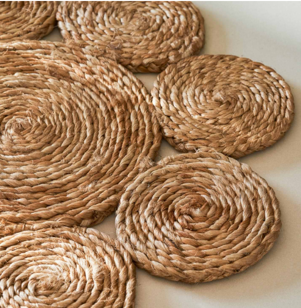 Enslow Natural Jute Placemat Set of 4