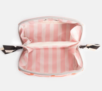 Pink Linked Hearts Diagonal Cosmetic Bag
