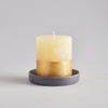 Dark Grey Candle Plate