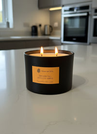 Smoked Fig, Honey & Amber 3 Wick Candle