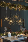 Hanging Silver Starburst Lighting NEW!