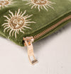 Elizabeth Scarlett Sun Goddess Coin Purse in Fern Green