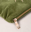 Elizabeth Scarlett Sun Goddess Mini Pouch in Fern Green