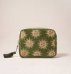 Elizabeth Scarlett Sun Goddess Wash Bag  in Fern Green