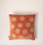 Sun Goddess Cushion Cover in Rust