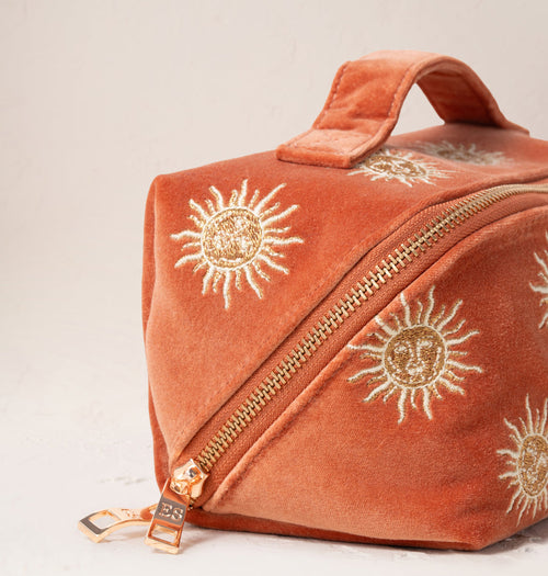 Sun Goddess Open Flat Makeup Bag