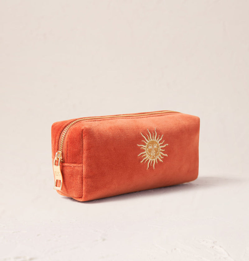 Sun Goddess Velvet Pencil Case