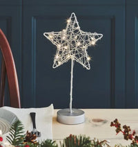 Silver table star