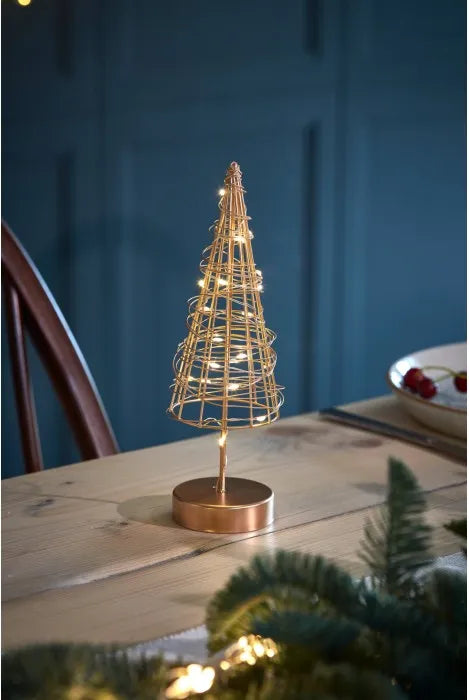 Gold LED Table Tree Decoration