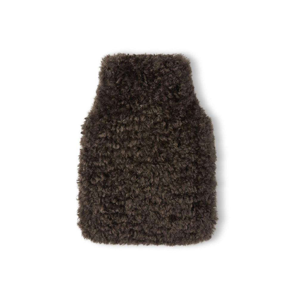 Teddy Hot Water Bottle | Sherpa | Black
