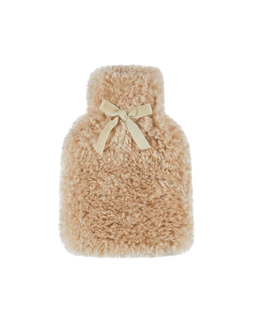 Teddy Hot Water Bottle - Curly | Pebble