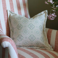 Orla Sage Print Flanged Edge Cushion Cover