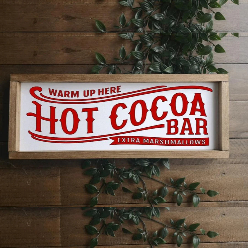 Hot Chocolate Bar Sign