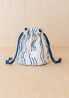 Cotton Wash Bag - Blue Wave