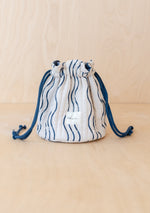 Cotton Wash Bag - Blue Wave