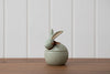 Sage Green Bunny Jar