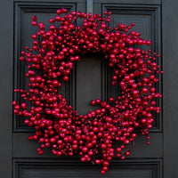 Extra Large Luxury Christmas Red Berry Wreath