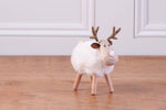 White Wooden Reindeer ~ in two sizes