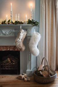 Christmas Stocking in Whisper Faux Fur