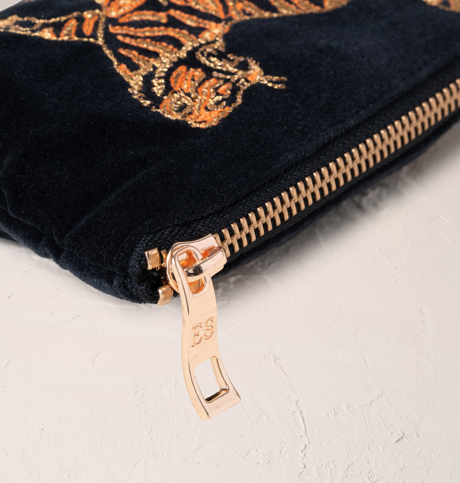 Wild Tiger Coin Purse Black