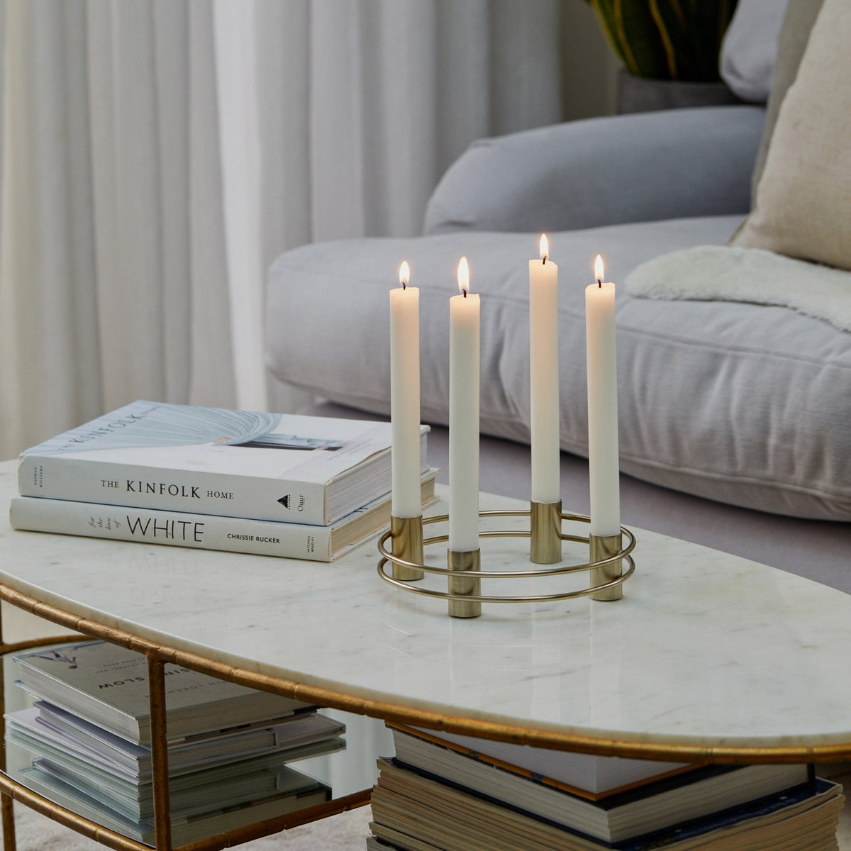 Avery Double Ring Candle Holder