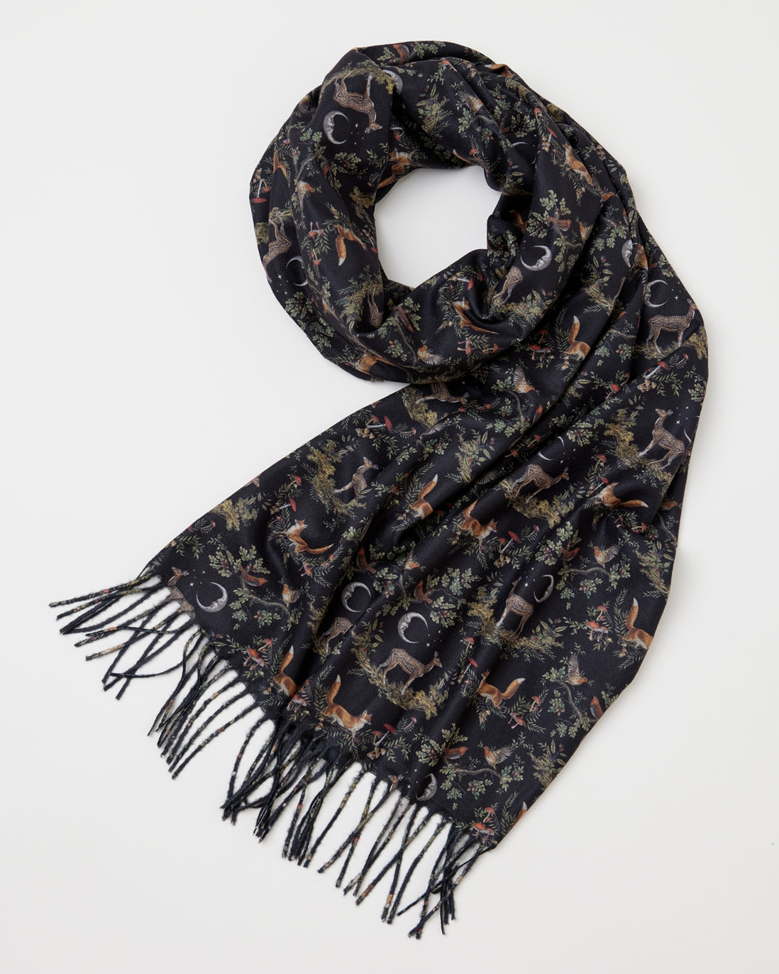 Fable A Night's Tale Woodland Heavyweight Scarf – Midnight