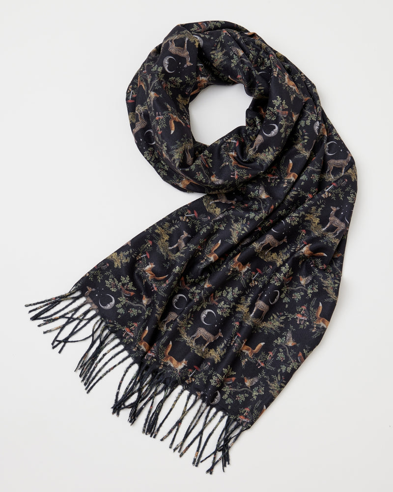 Fable A Night's Tale Woodland Heavyweight Scarf – Midnight