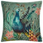 Holland Park Peacock Cushion Cover ~ Teal