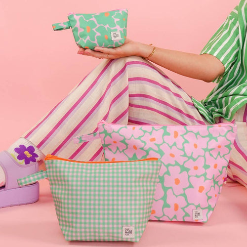 Blossom Blueberry Handy Pouches - Set of 3