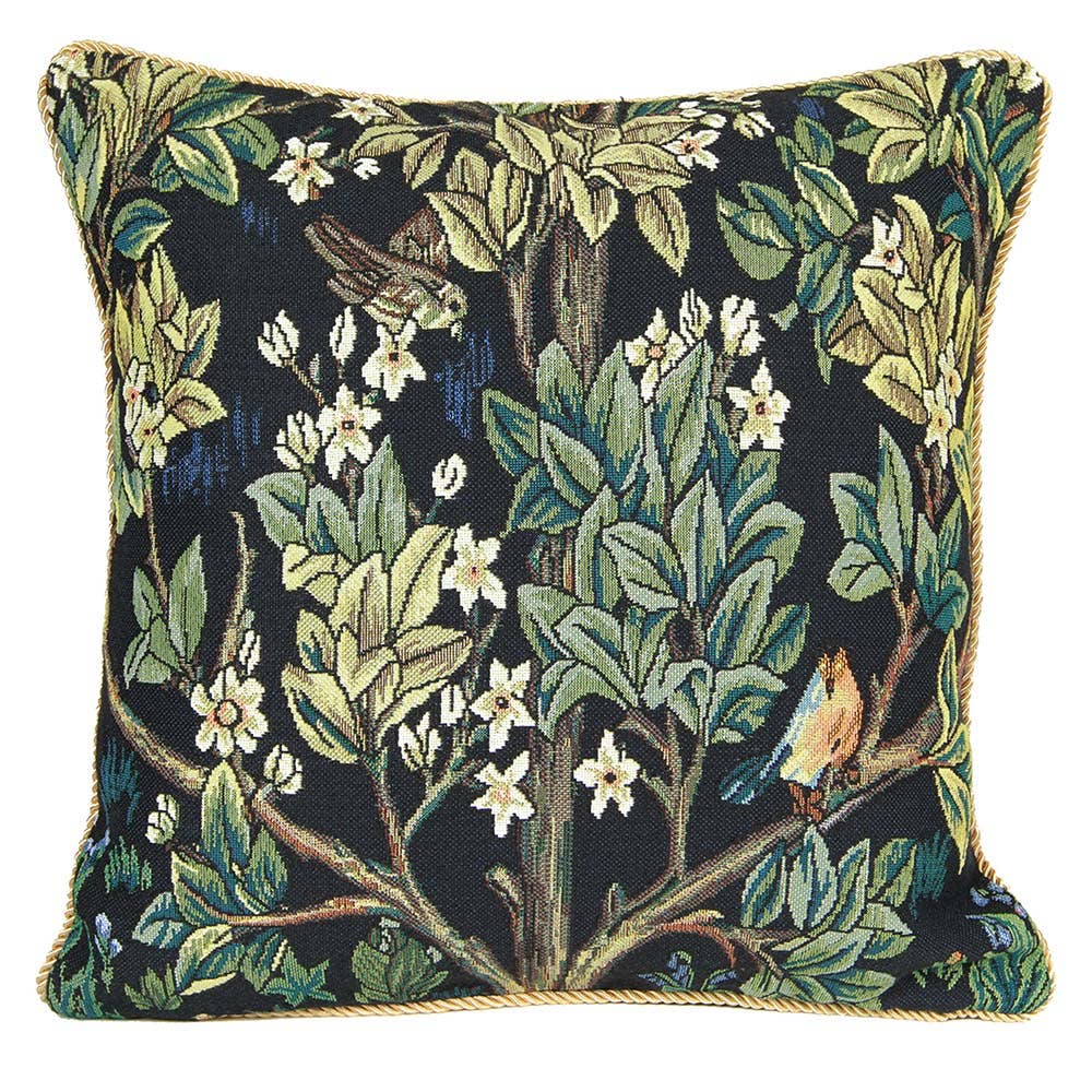 William Morris Tree of Life Blue - Cushion Cover