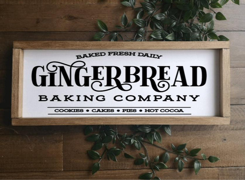 Gingerbread Bakery Kitchen Sign