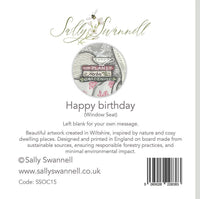 Happy Birthday (Window Seat) | Happy Birthday Card