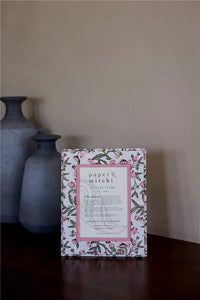 Block Printed Picture Frame (5x7) - Song Birds Blush