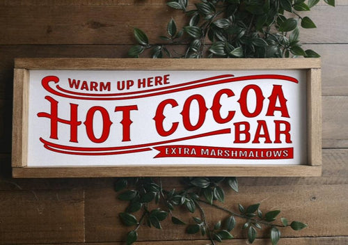 Hot Chocolate Bar Sign