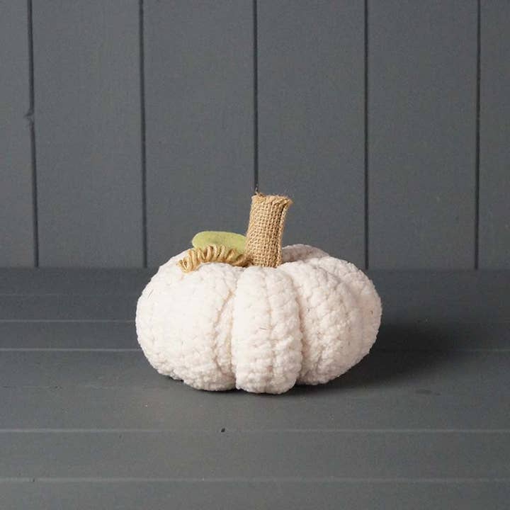Fabric Pumpkin in Cream