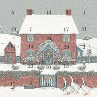 Christmas Cottage  | Advent Calendar Christmas Card
