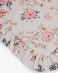 Vintage Rose Frill Tote Bag