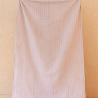 Cotton Throw in Pink Geometric