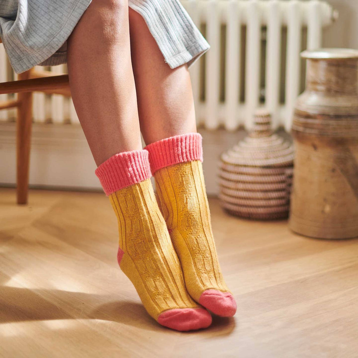 Cashmere Blend Slouch Socks