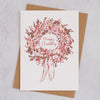 Christmas Wreath Pack of 8 Christmas Cards