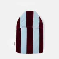 Blue/Wine Stripe Velvet Hot Water Bottle