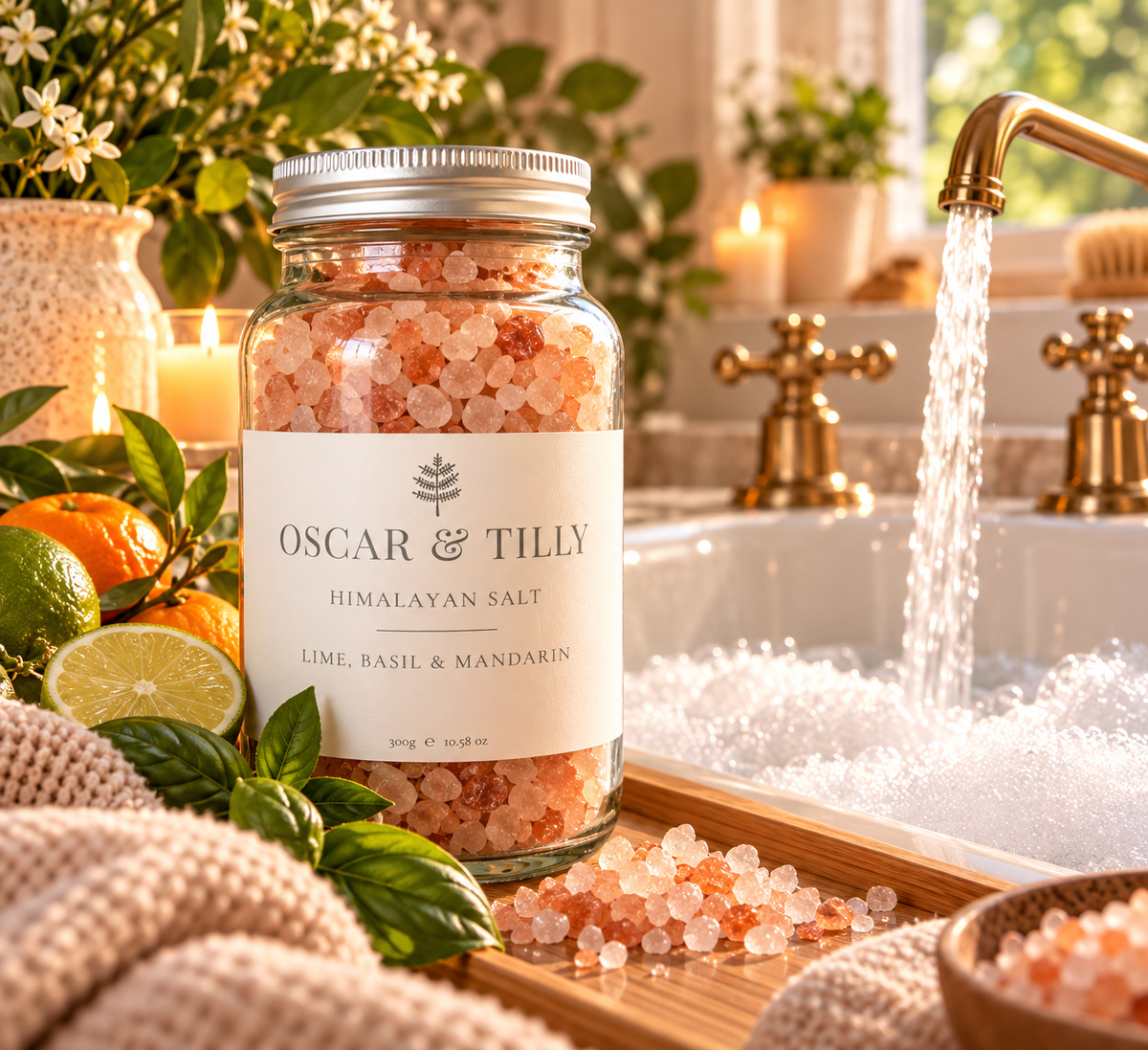 Himalayan Pink Bath Salts - in 3 gorgeous aromas