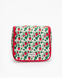 Lyla Hanging Washbag - Strawberries