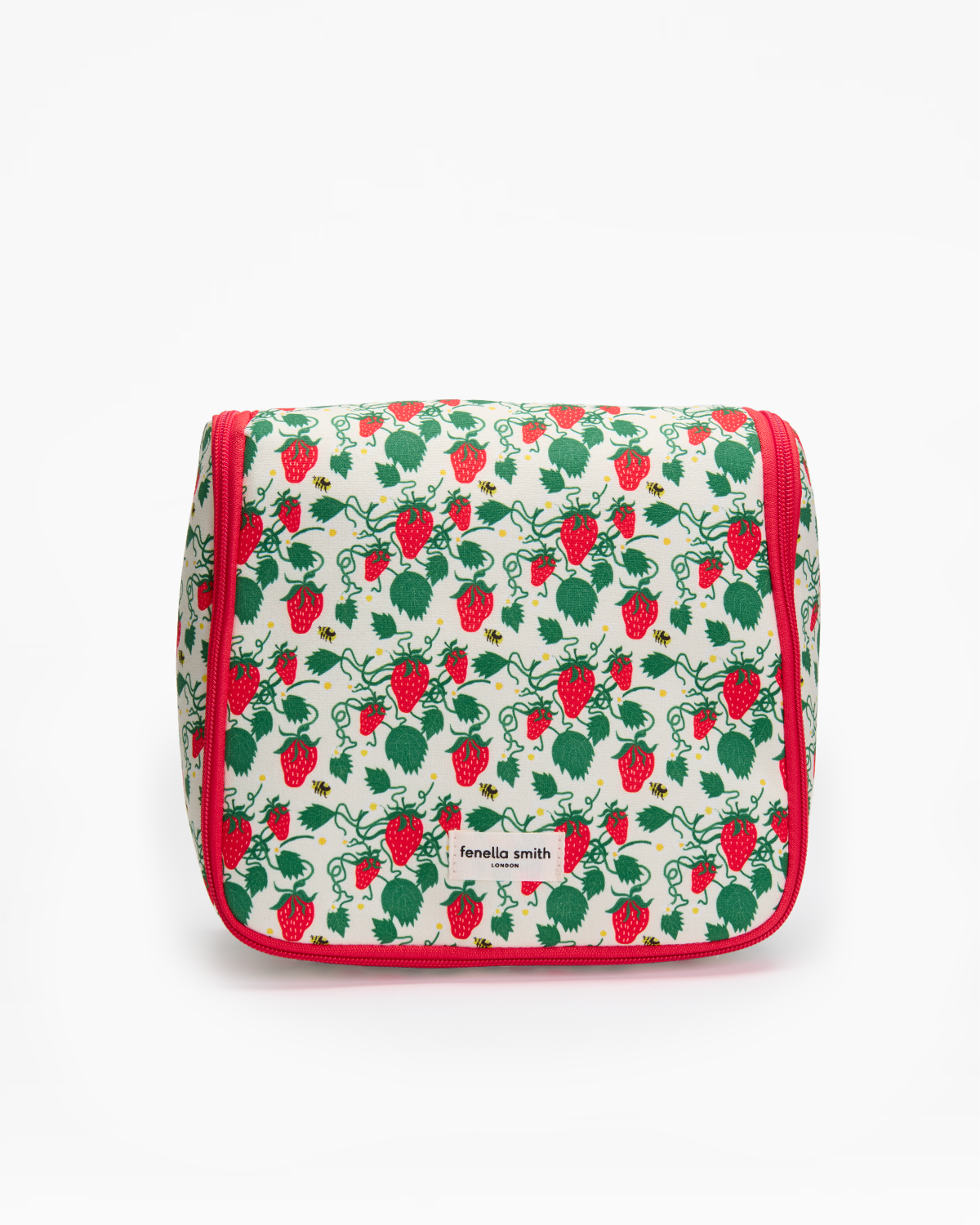 Lyla Hanging Washbag - Strawberries