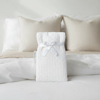 White Waffle Hot Water Bottle