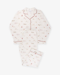 Winter Snowy Village Pyjama Set
