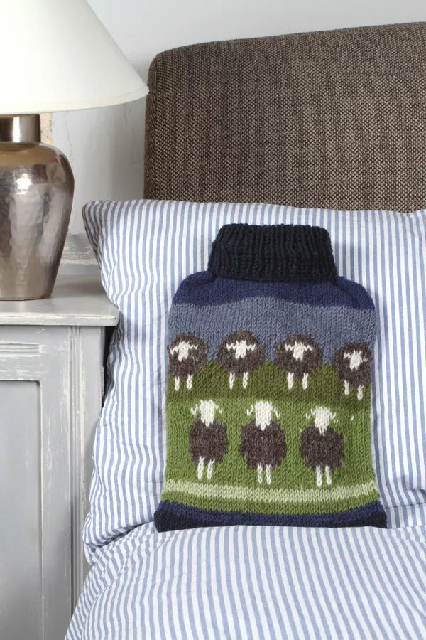 Flock Of Sheep Hot Water Bottle